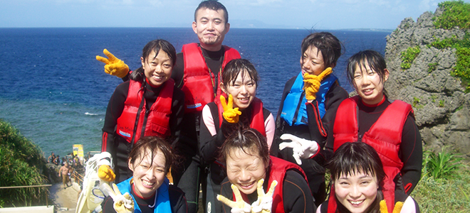 シュノーケル終了