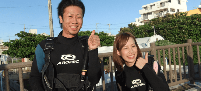 海に入り浅瀬で呼吸練習